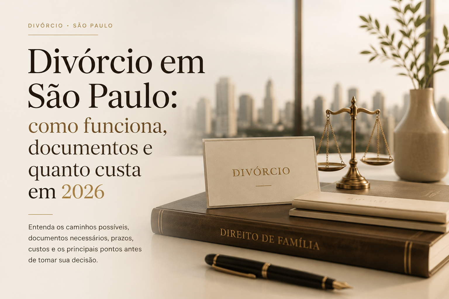Divórcio em São Paulo: como funciona, documentos e quanto custa em 2026